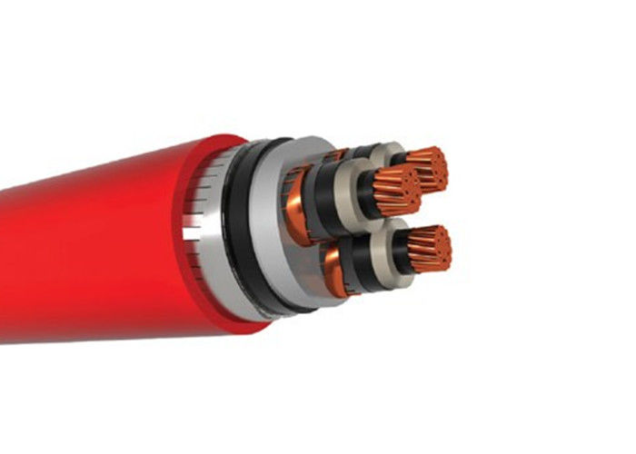 PVC Outer Sheath 76mm 3 Core Armoured Cable XLPE Insulation Copper Conductor